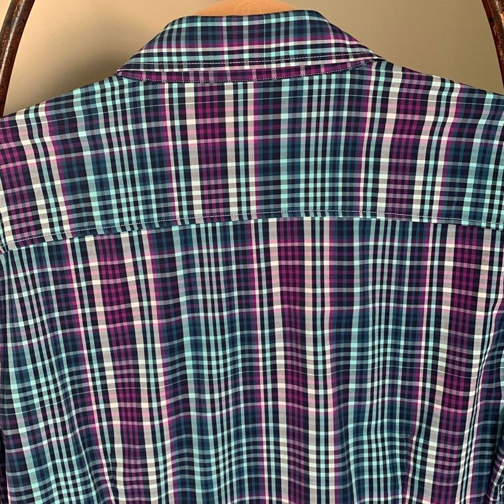 Peter Millar Woman’s  Plaid  Blouse - Picture 4 of 5